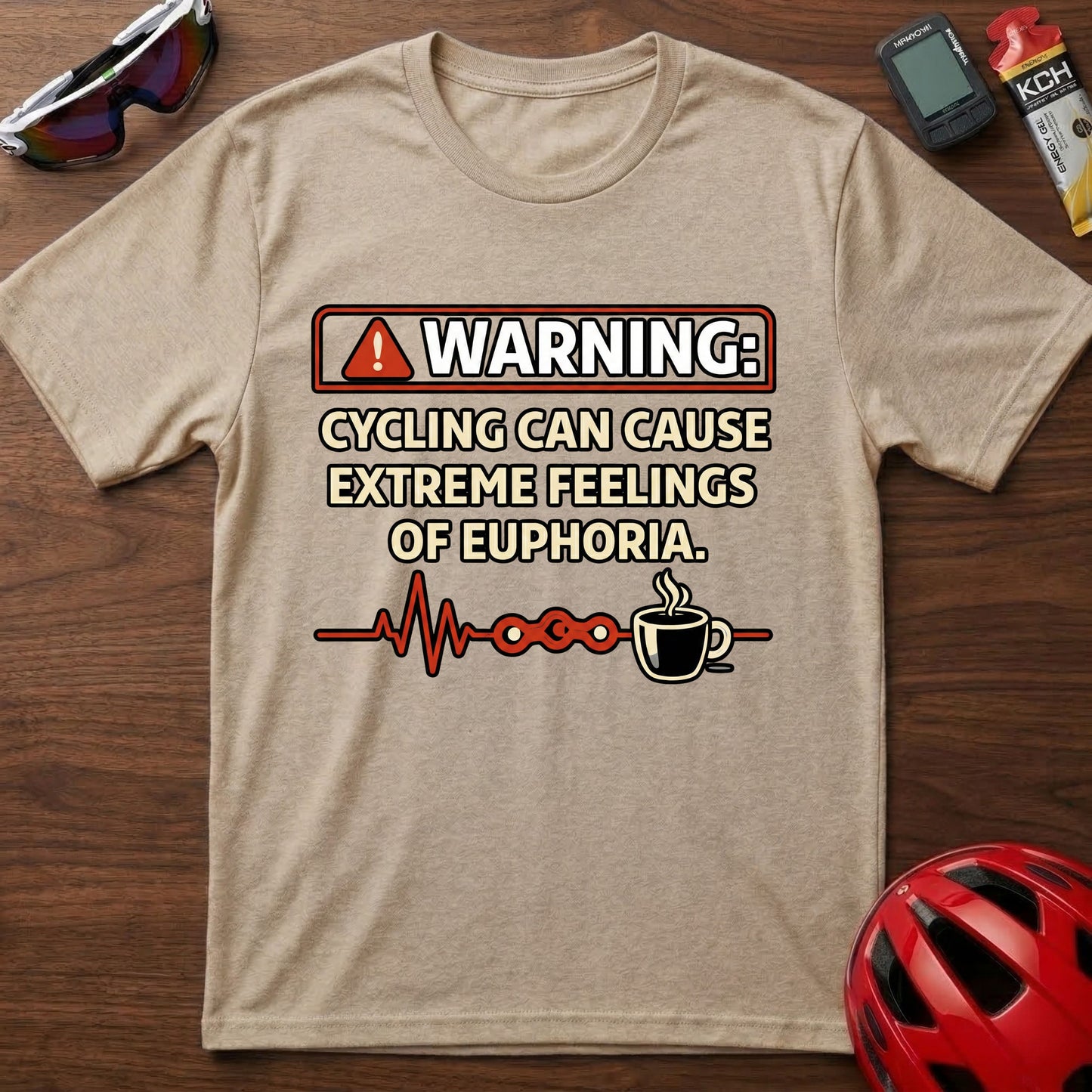 WARNING: Cycling T-Shirt