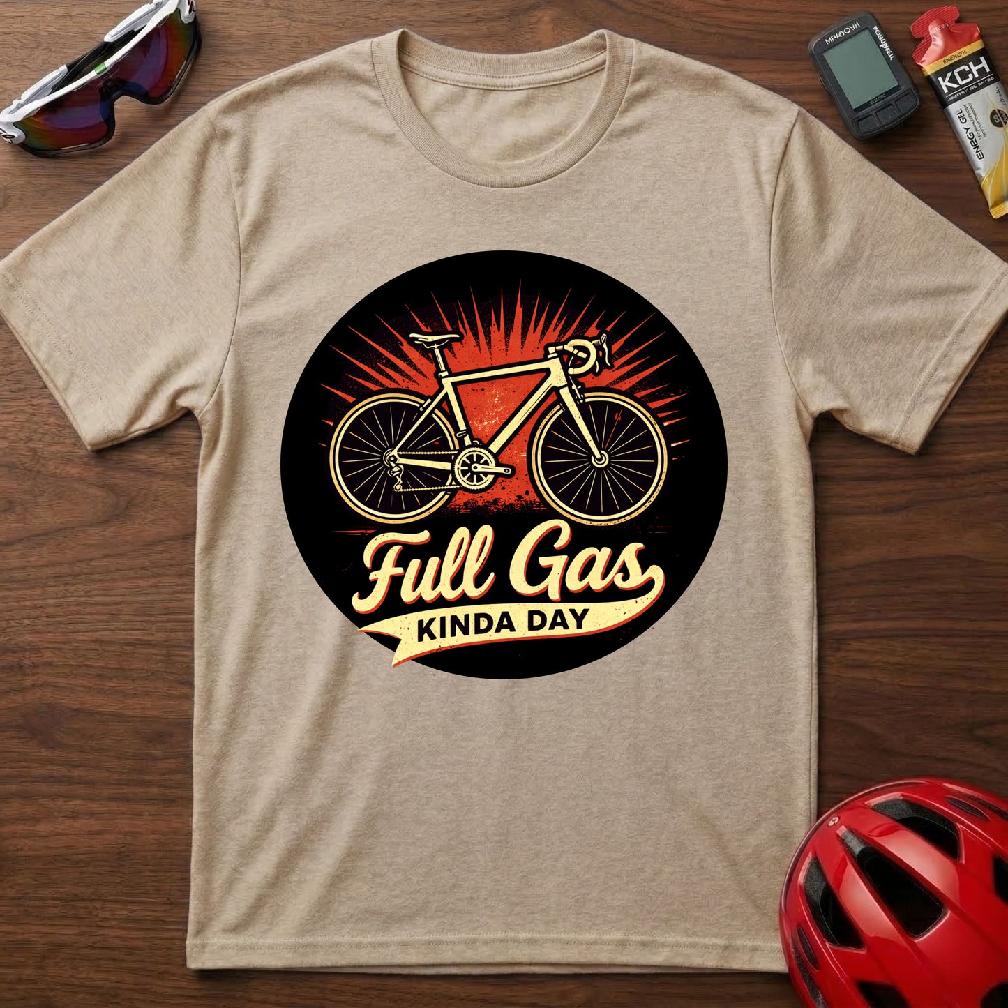 Full Gas Kinda Day Cycling  T-Shirt