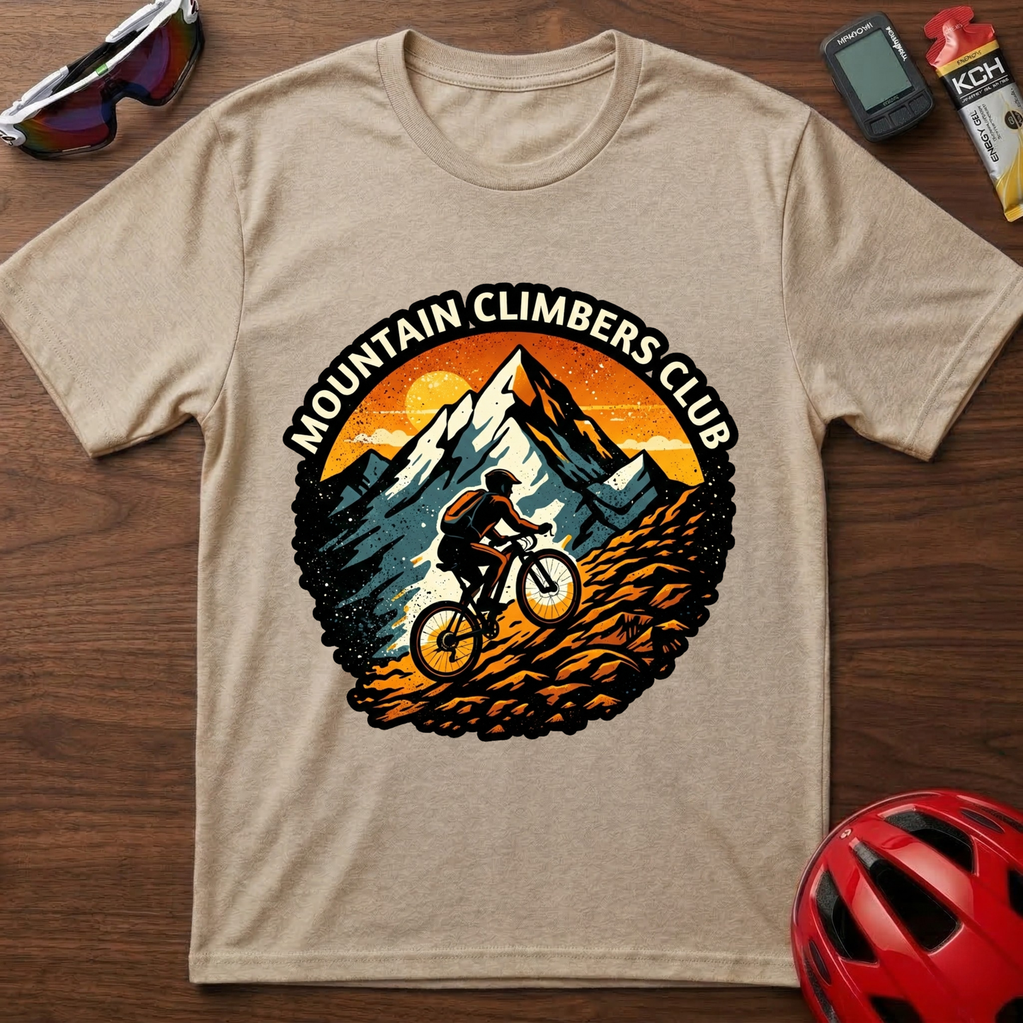 Mountain Climbers Club Cycling  T-Shirt