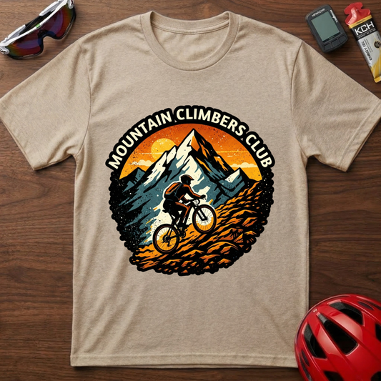 Mountain Climbers Club Cycling  T-Shirt