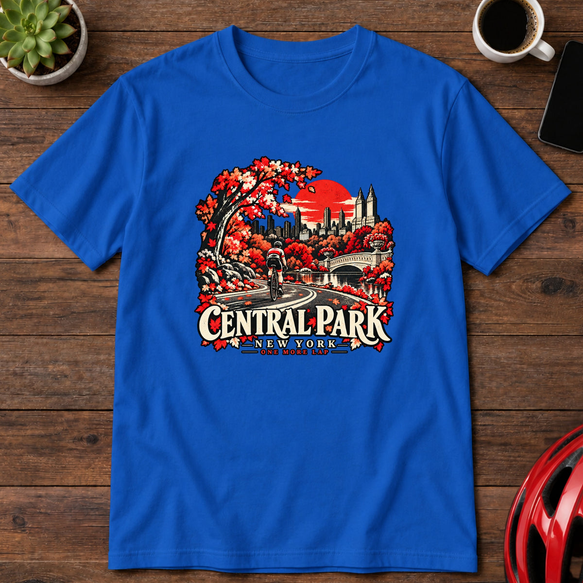 Central Park New York Cycling T-Shirt