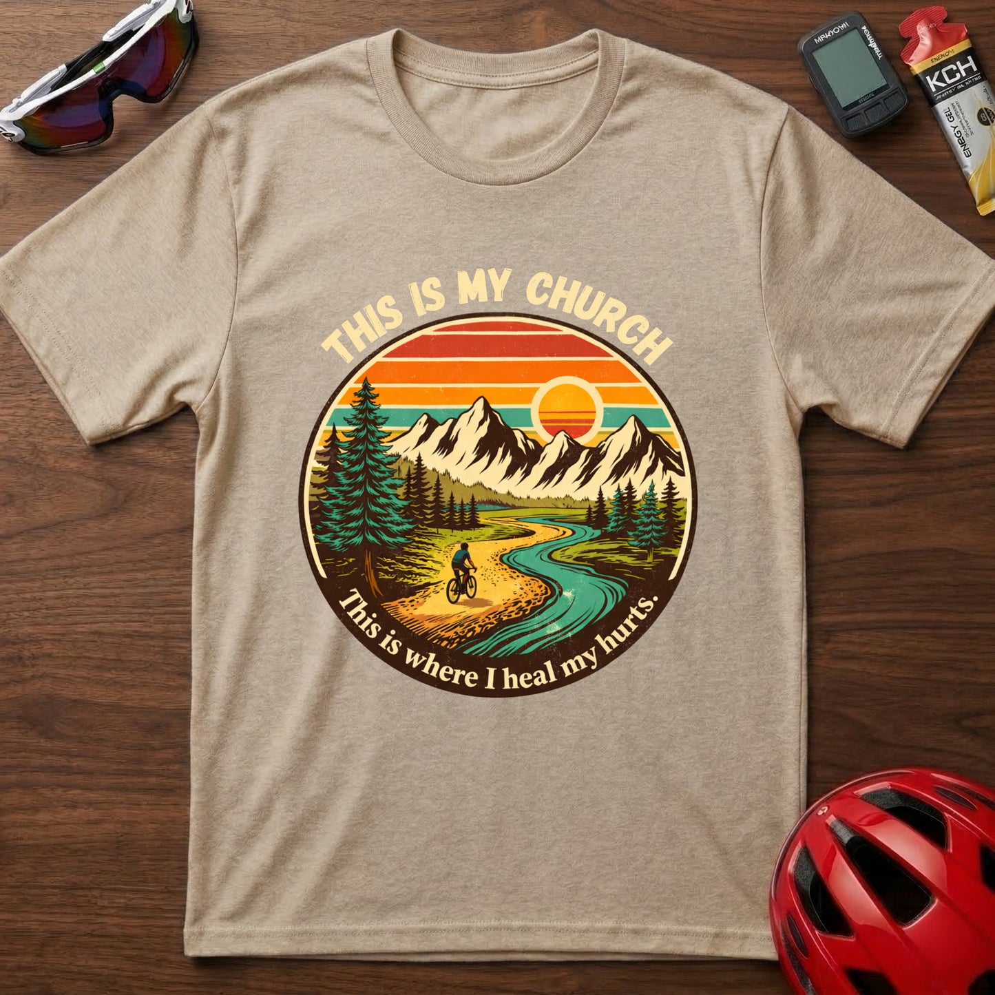 This is my Church Cycling  T-Shirt