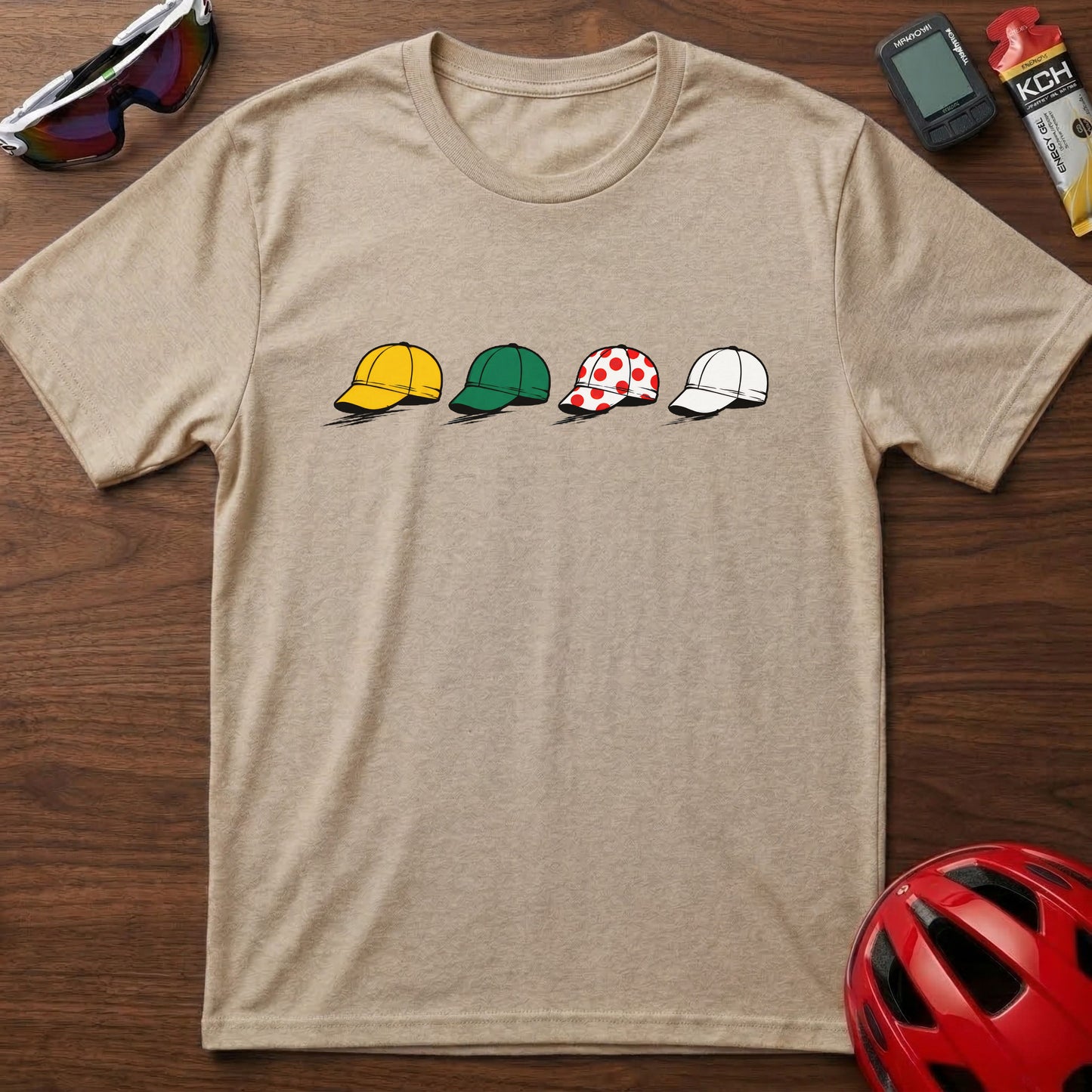 Tour de France Cycling Caps T-Shirt