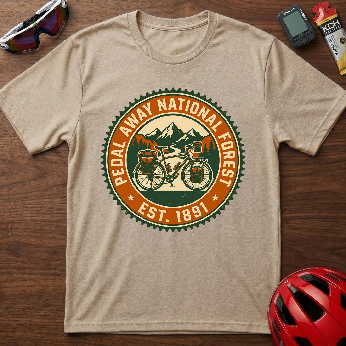 Bike Camping Bike Packing T‑Shirt