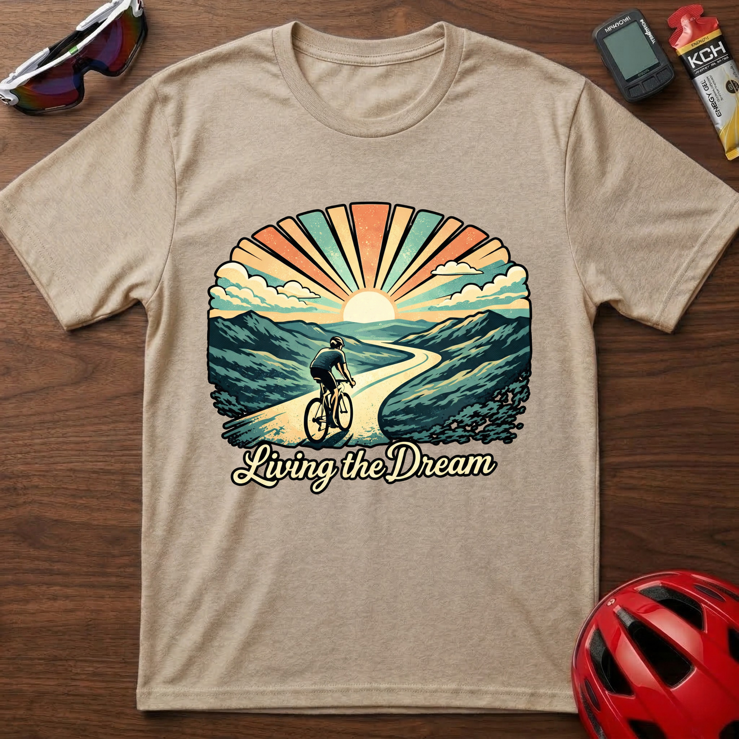 Living The Dream Cycling T-Shirt