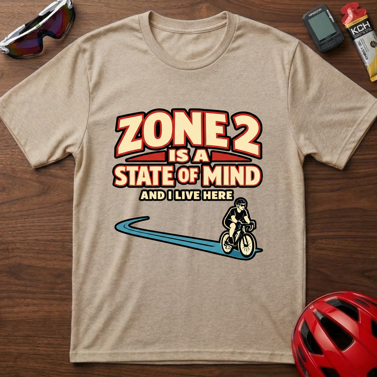 Zone 2 Funny Cycling T-Shirt