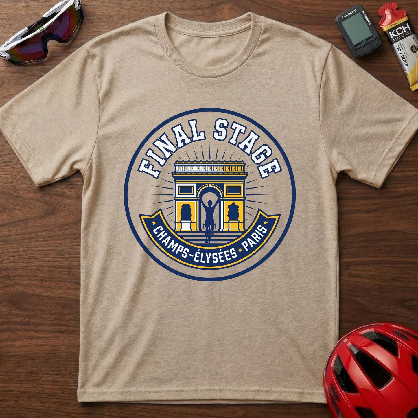 Final Stage Champs-Élysées Tour de France Cycling T-Shirt