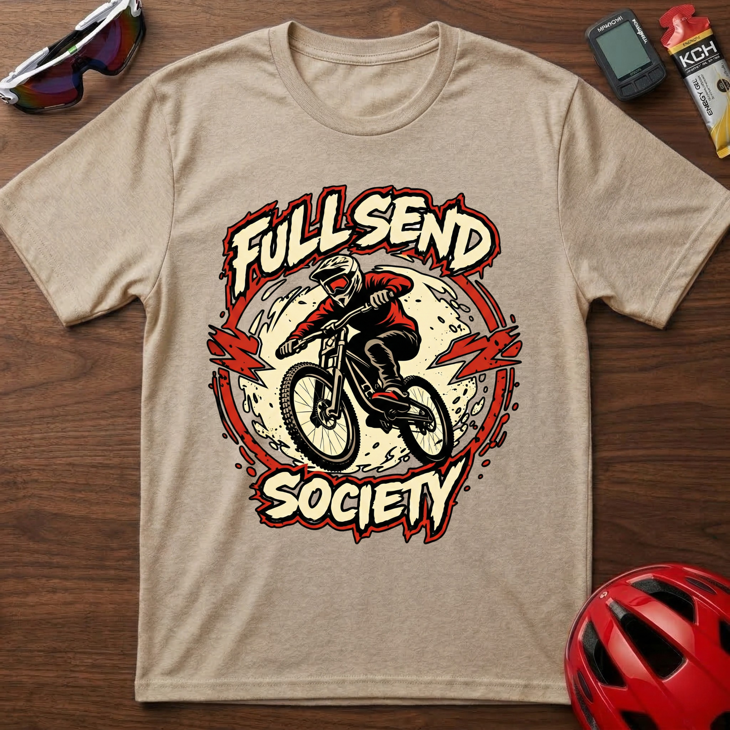 Full Send Society T-Shirt. Downhill MTB T-Shirt