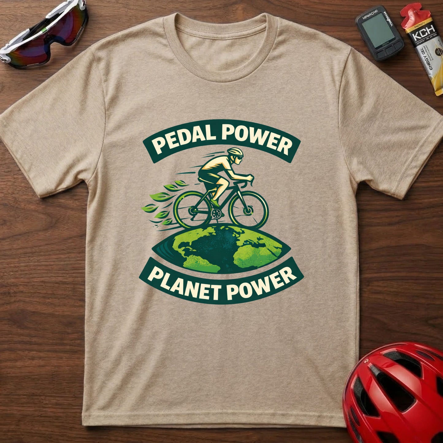 Pedal Power Planet Power Cycling T-Shirt