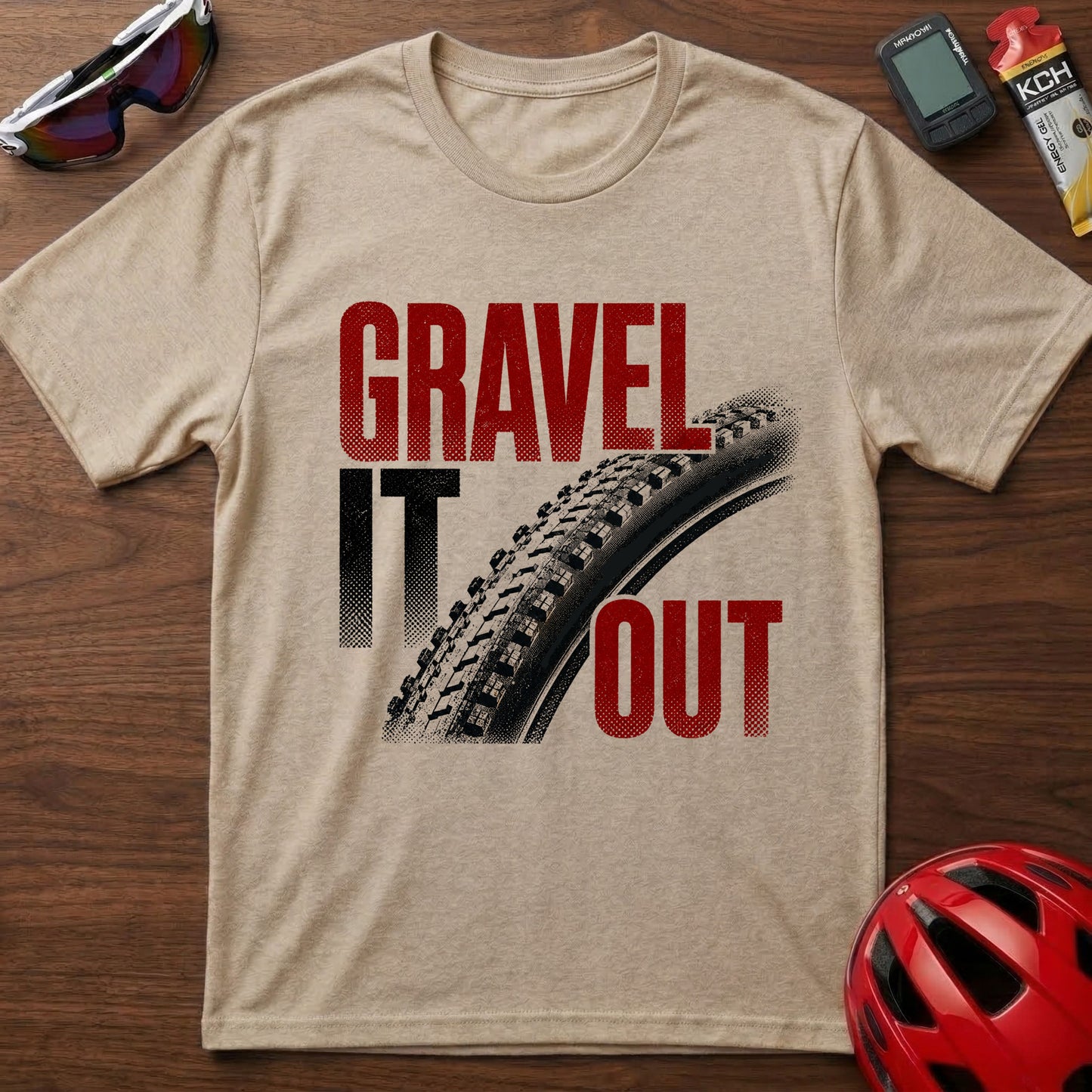 Gravel It Out T-Shirt —  Gravel Cycling Tee