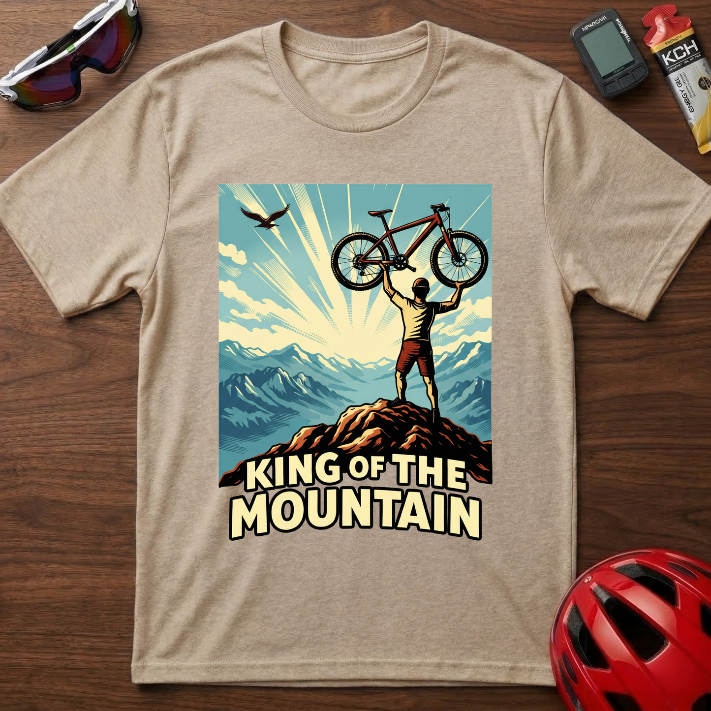King Of The Mountain Bike Cycling T-Shirt