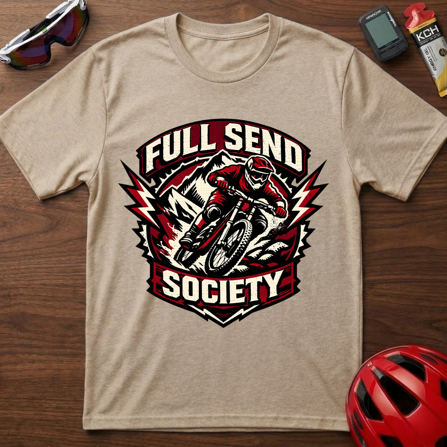 Full Send Society T-Shirt. Downhill MTB T-Shirt