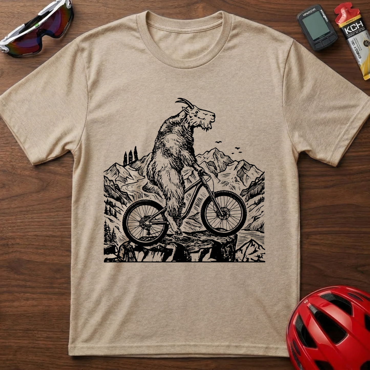 Mountain Goat MTB Cycling  T-Shirt