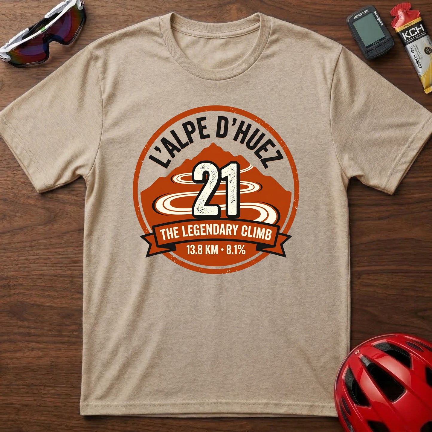 Alpe d'Huez '21' Legendary Climb Cycling T-Shirt