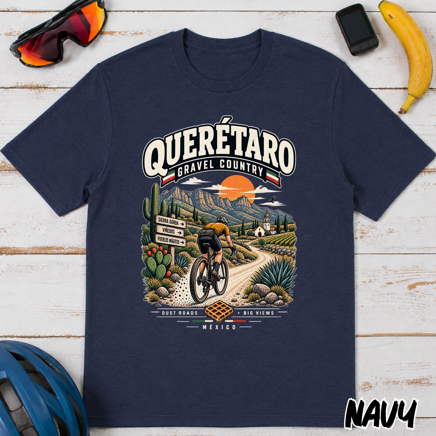 Querétaro Gravel Country T-Shirt — Mexico Gravel Race Tee