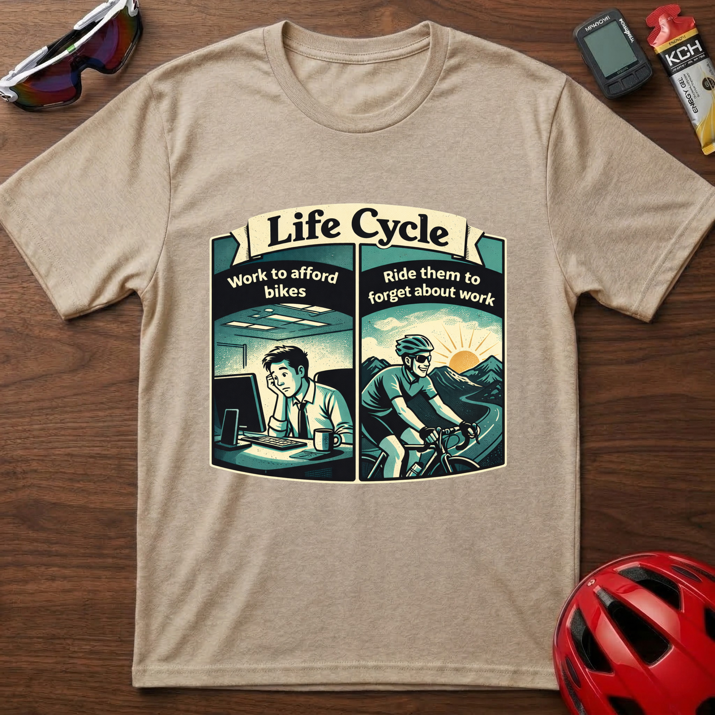 Life Cycle Cycling T-Shirt