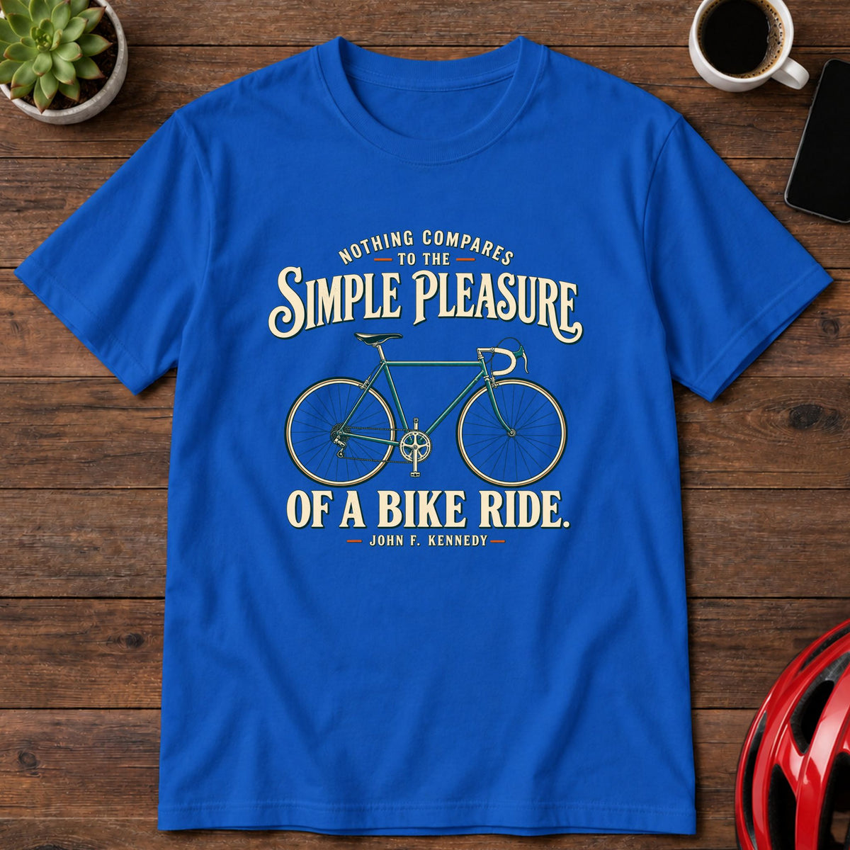 Simple Pleasure Bike Ride T-Shirt(Global)
