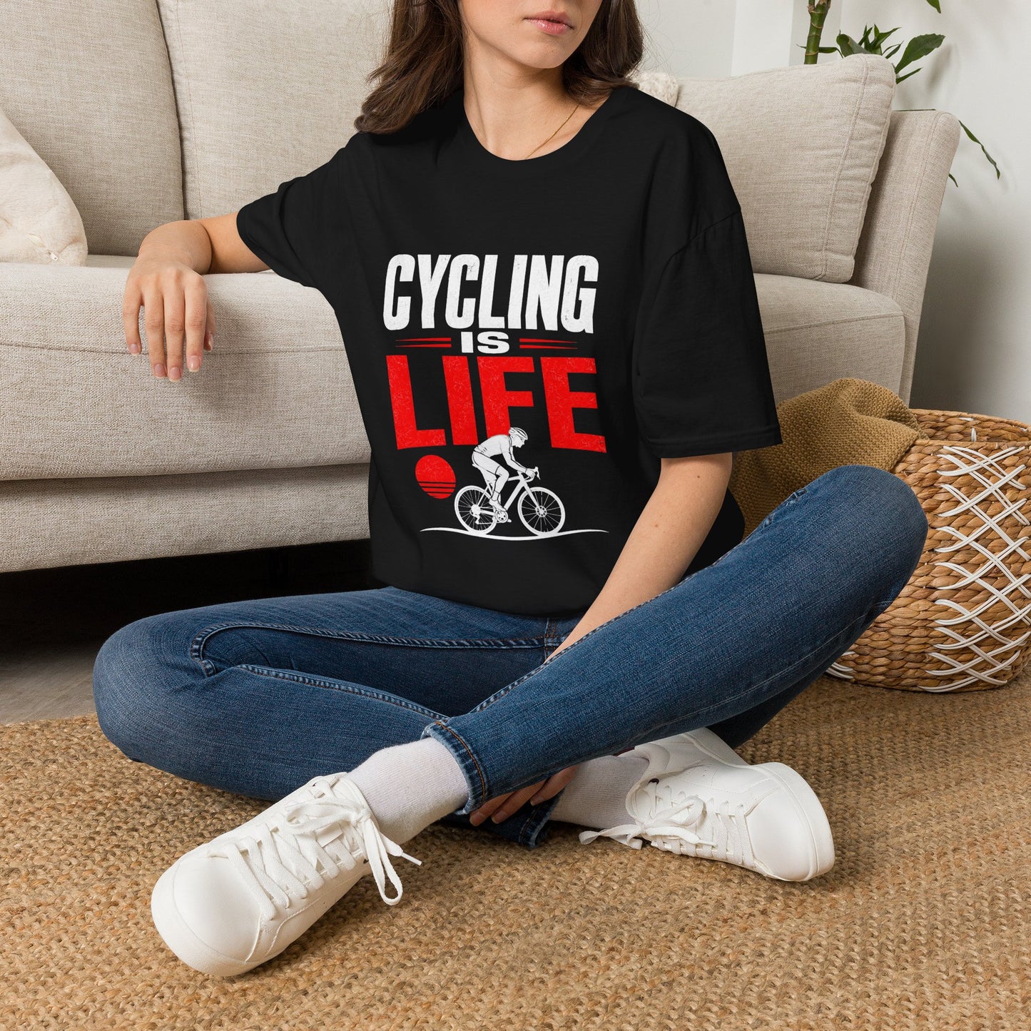 Cycling Is Life T-Shirt — Bold Bike Lover Tee