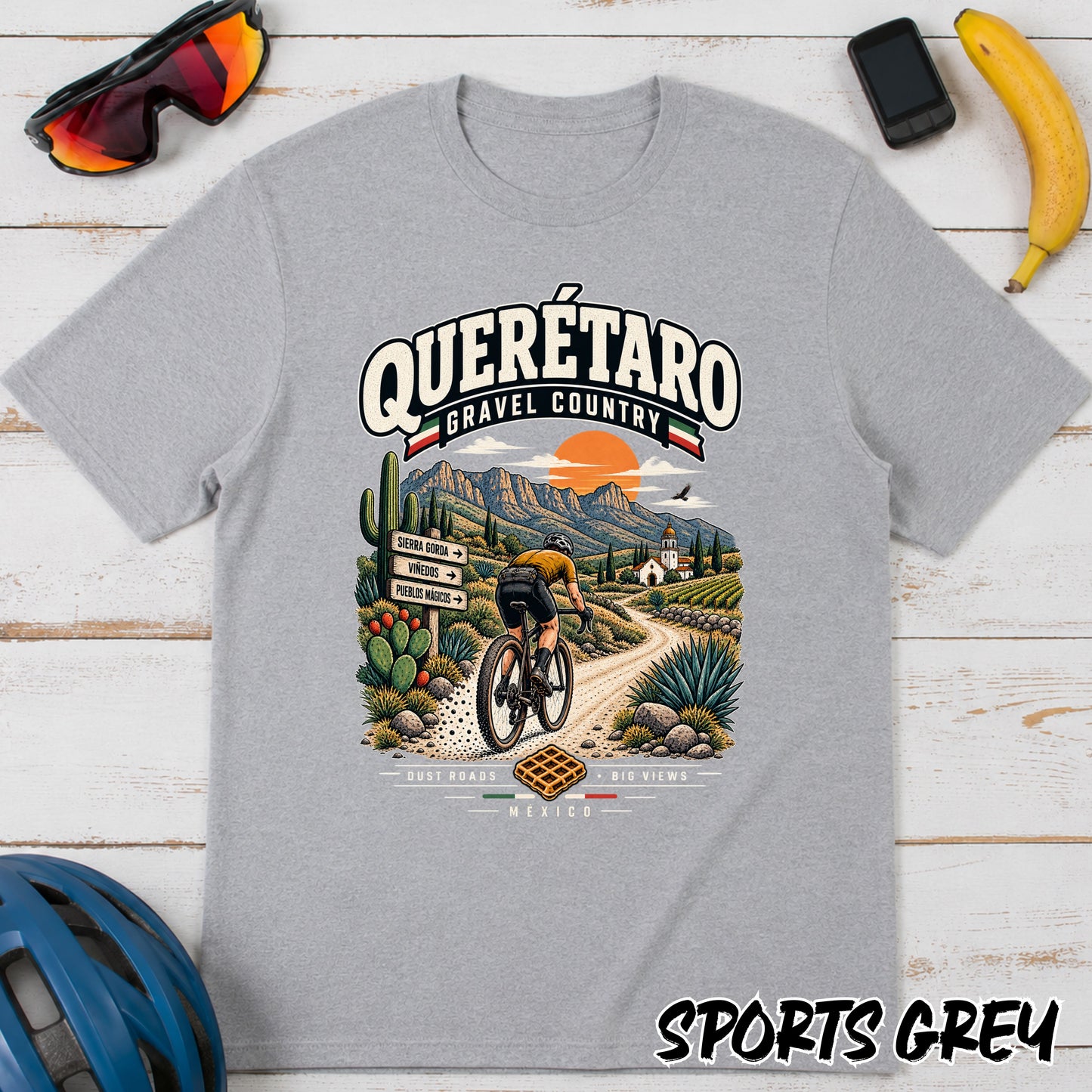 Querétaro Gravel Country T-Shirt — Mexico Gravel Race Tee