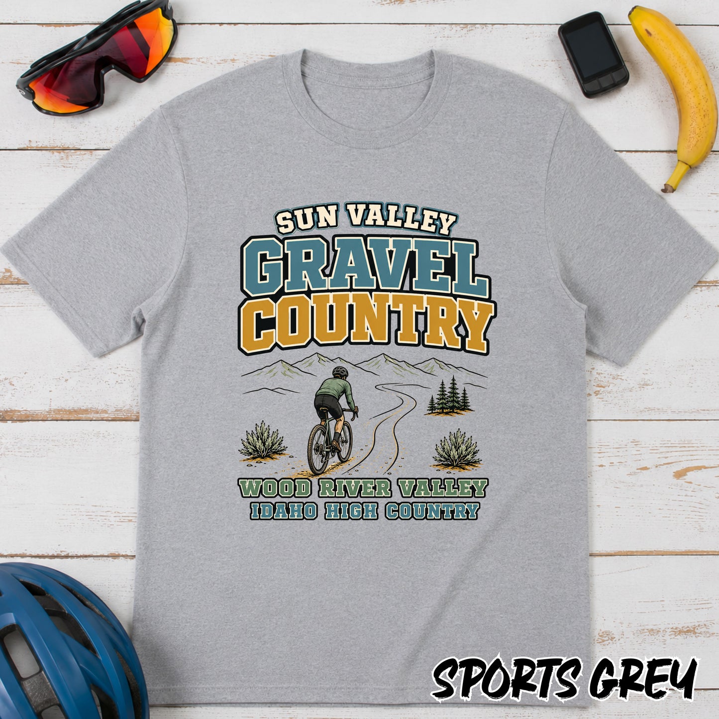 Sun Valley Gravel Country T-Shirt — Cycling Race Tee