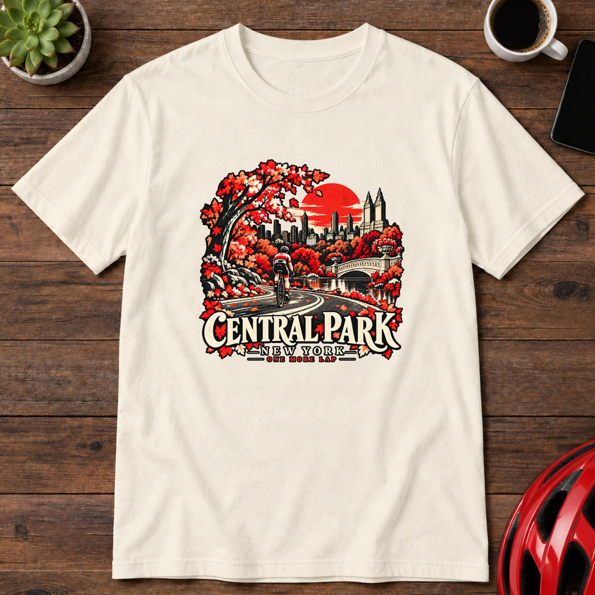 Central Park New York Cycling T-Shirt