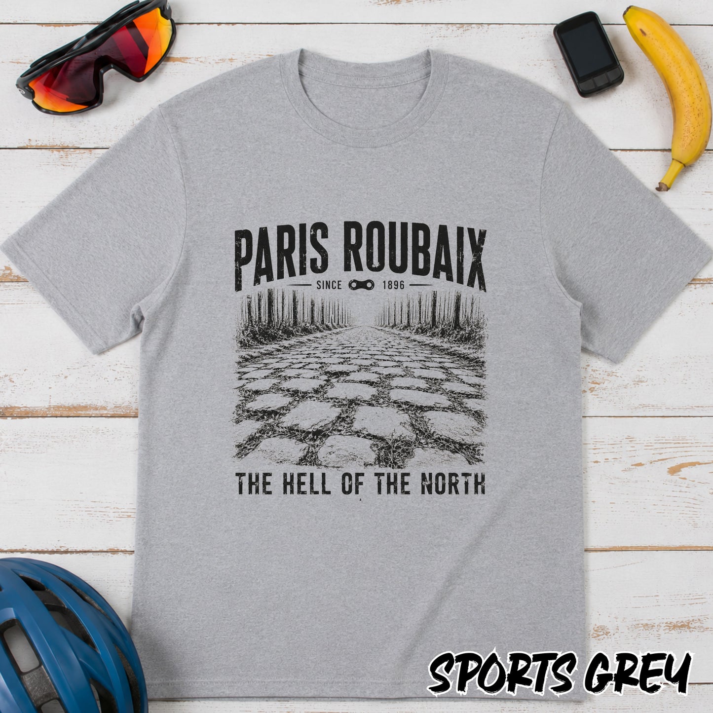 Paris Roubaix T-Shirt — Vintage 'The Hell of the North' Cycling Tee