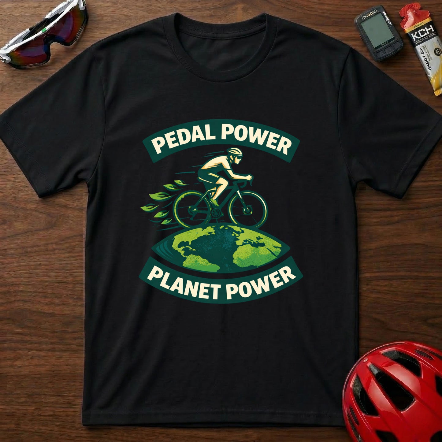 Pedal Power Planet Power Cycling T-Shirt