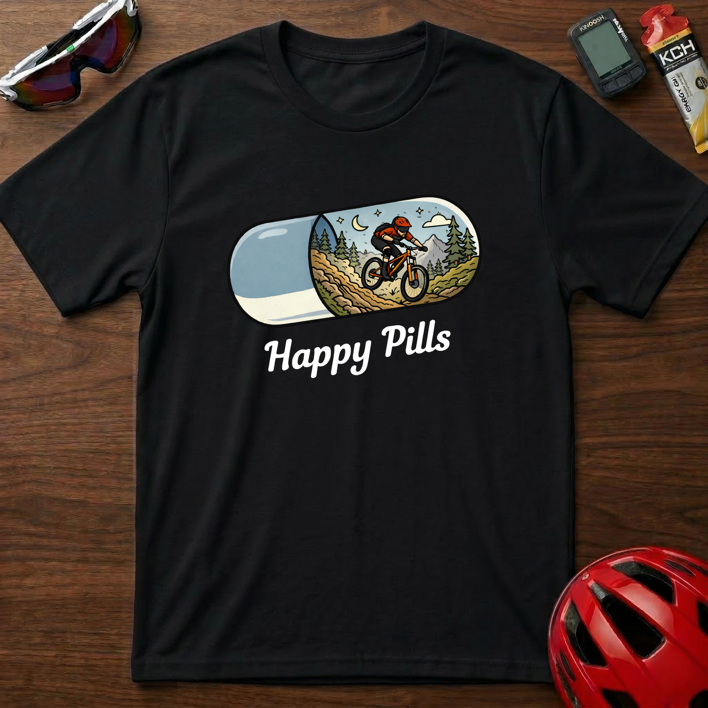 Happy Pills Downhill MTB Cycling T-Shirt