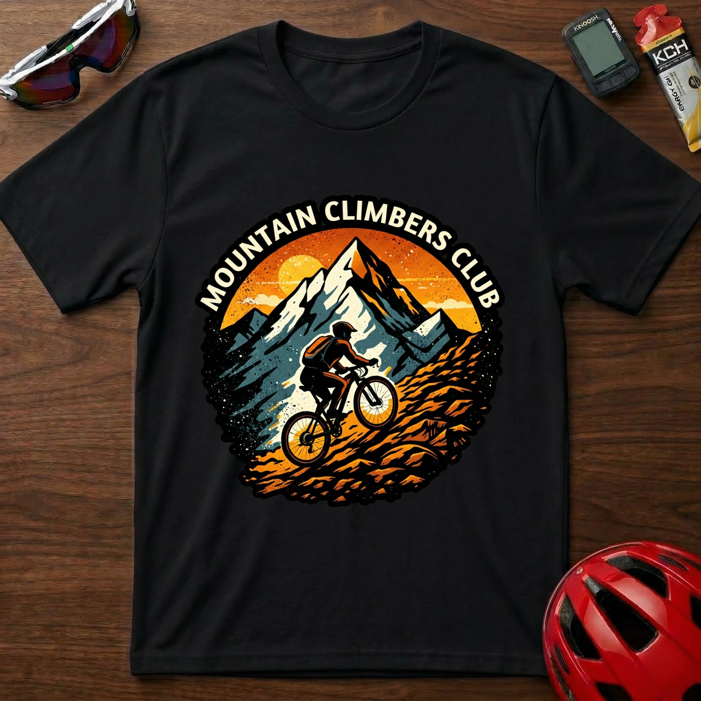 Mountain Climbers Club Cycling  T-Shirt