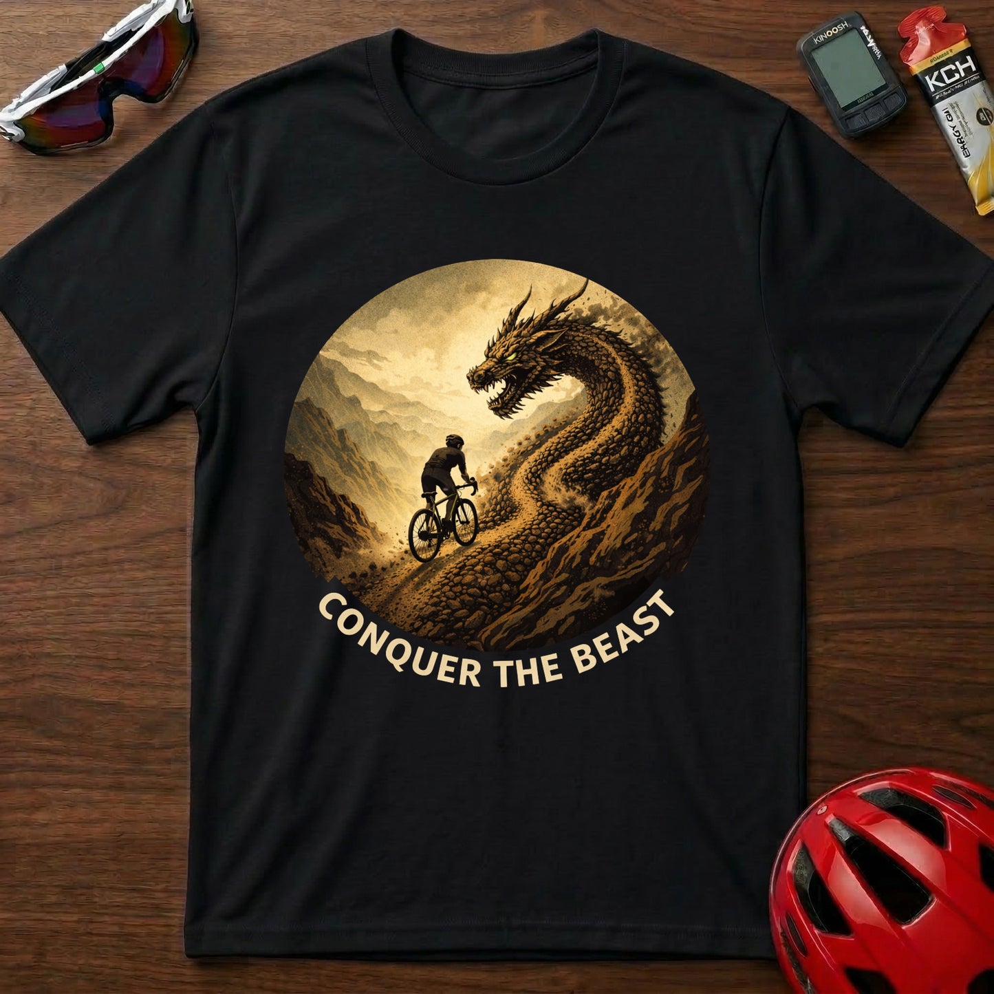 Conquer the Beast Cycling  T-Shirt