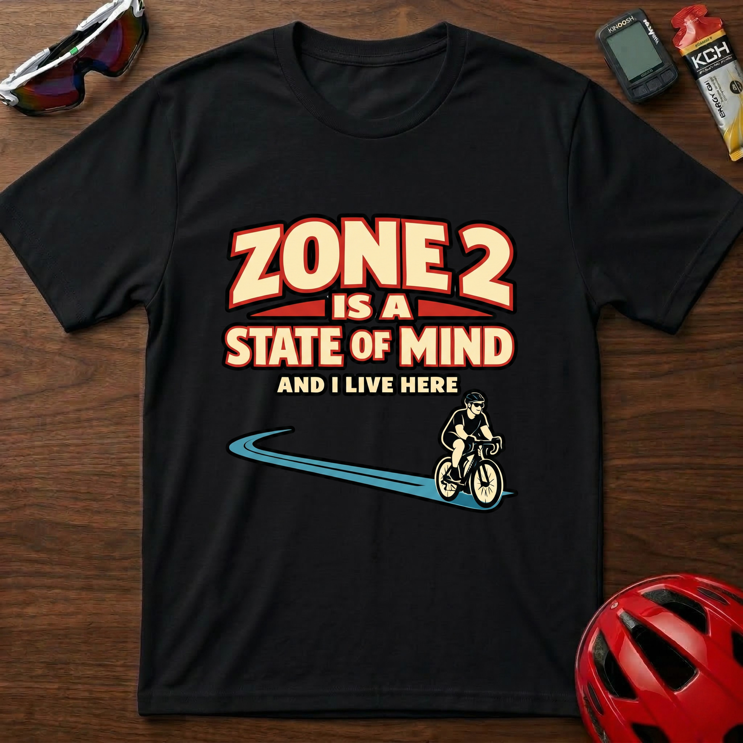 Zone 2 Funny Cycling T-Shirt