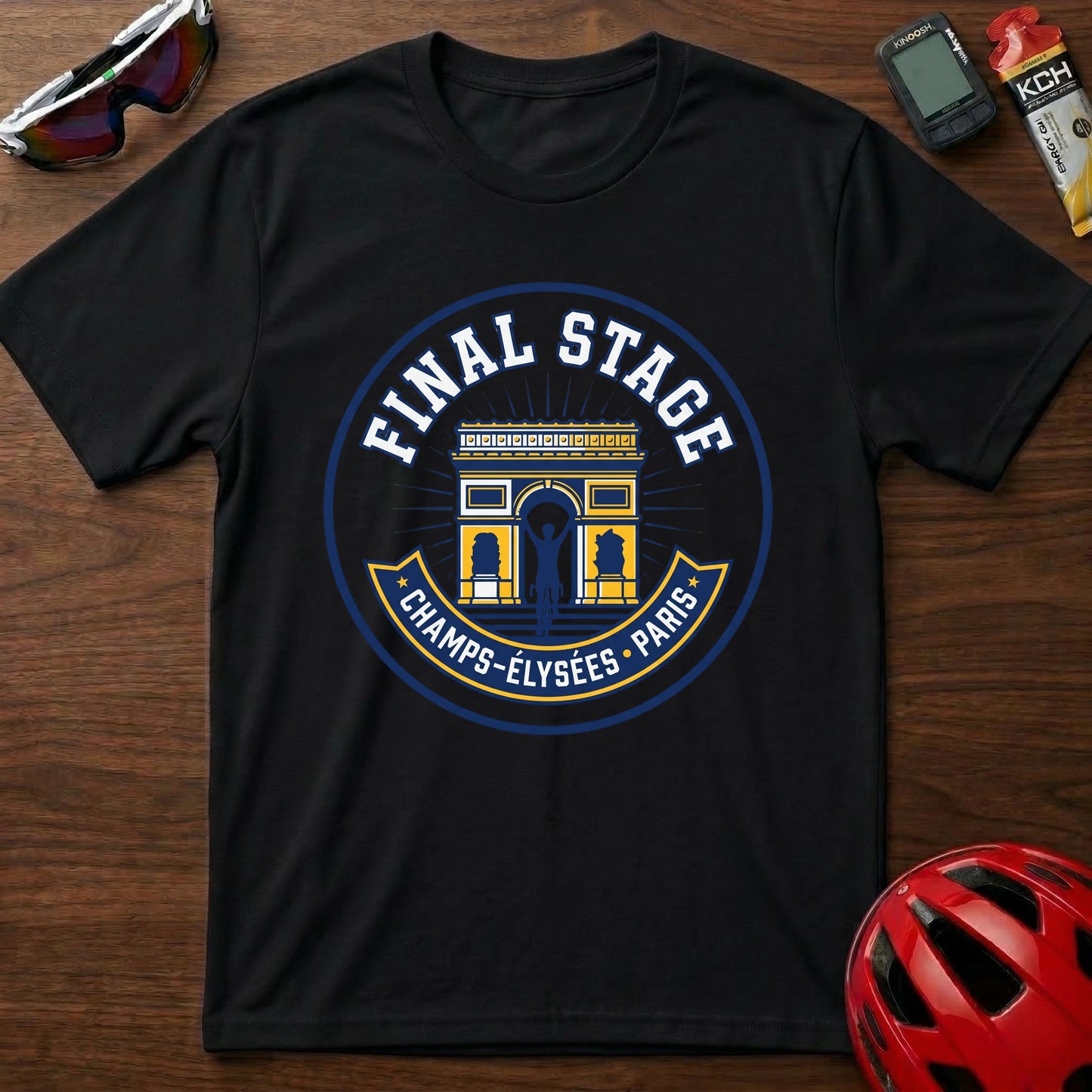 Final Stage Champs-Élysées Tour de France Cycling T-Shirt