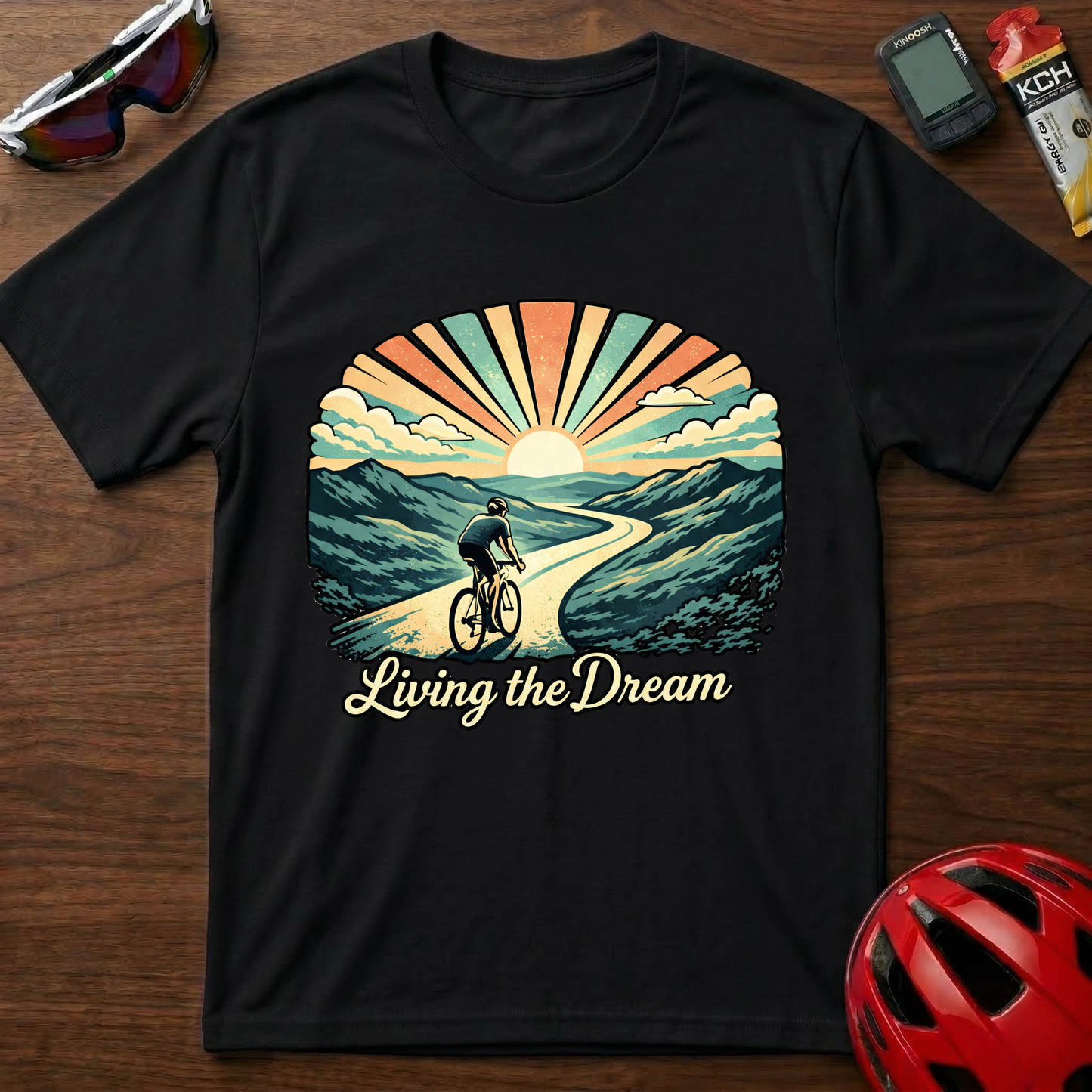Living The Dream Cycling T-Shirt