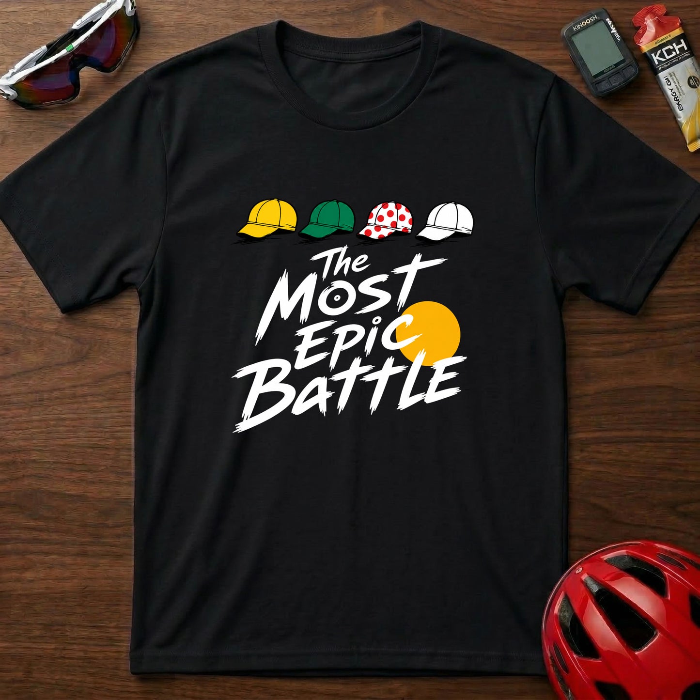 T-Shirt — 'The Most Epic Battle' Tour de France Caps Graphic Tee
