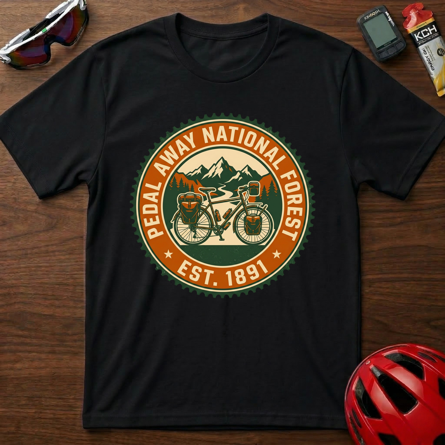 Bike Camping Bike Packing T‑Shirt