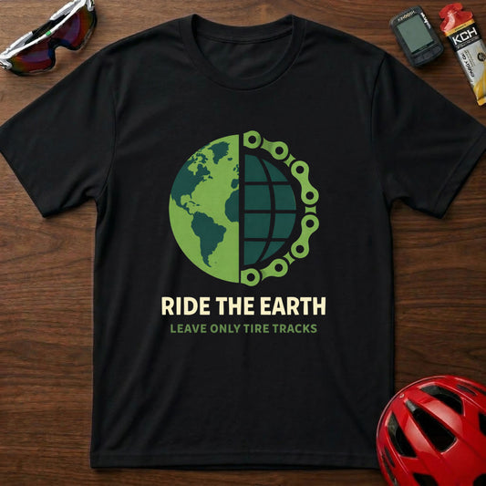 Ride The Earth Cycling  T-Shirt