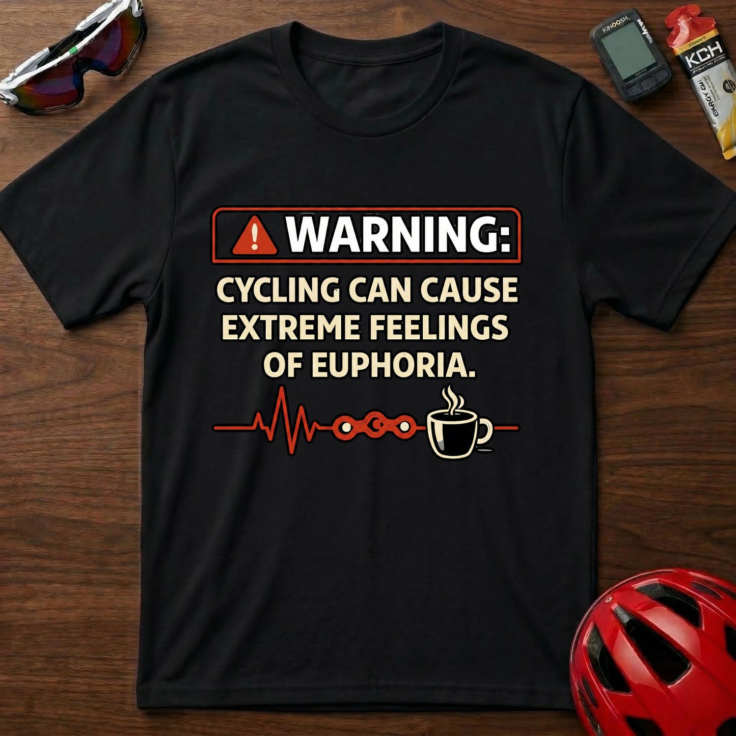 WARNING: Cycling T-Shirt