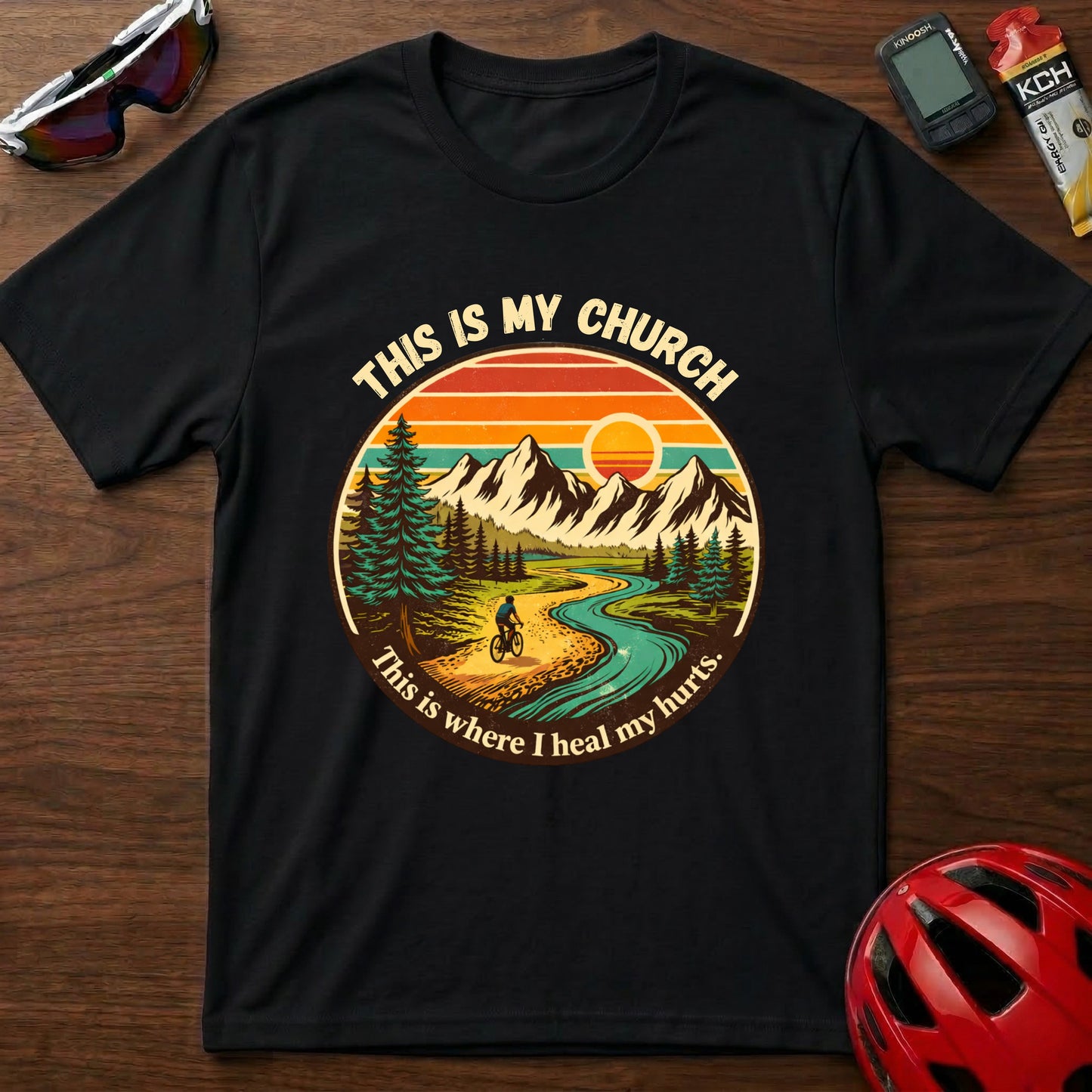 This is my Church Cycling  T-Shirt