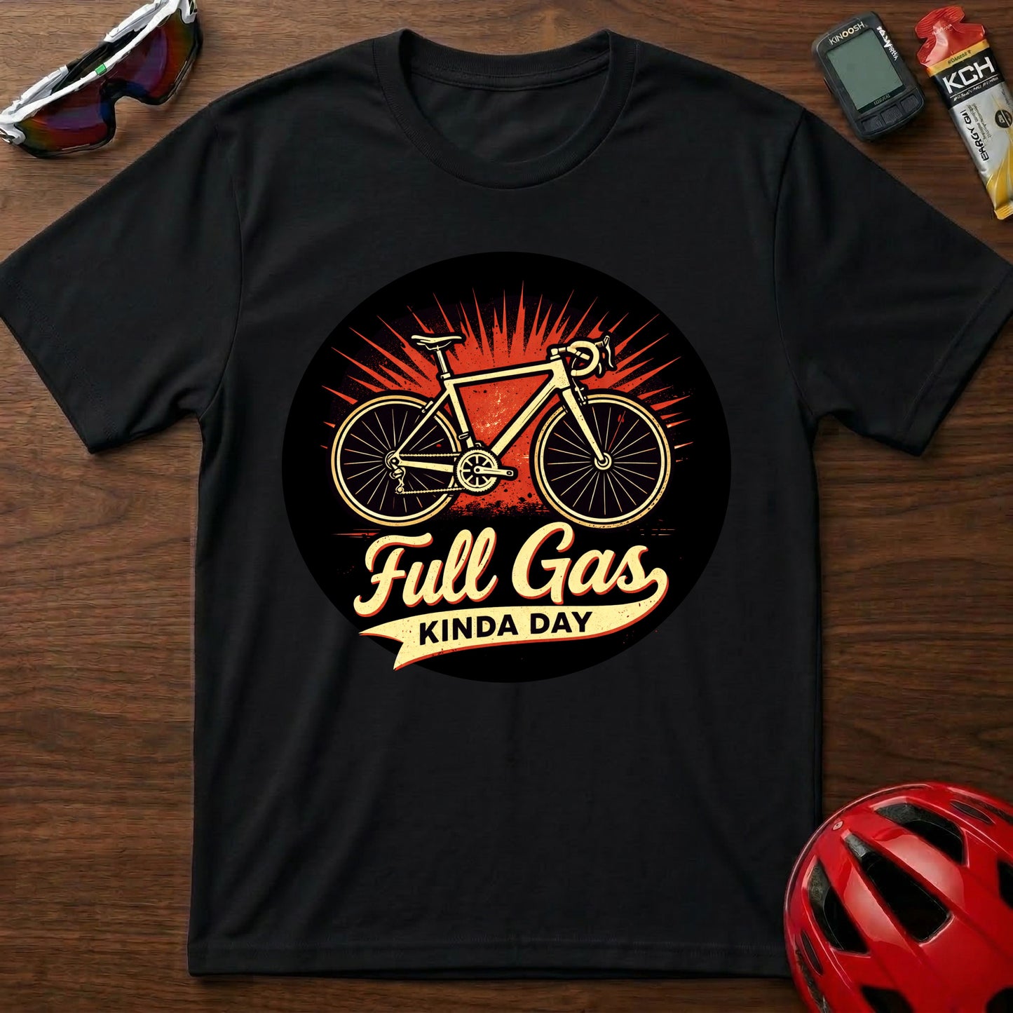 Full Gas Kinda Day Cycling  T-Shirt