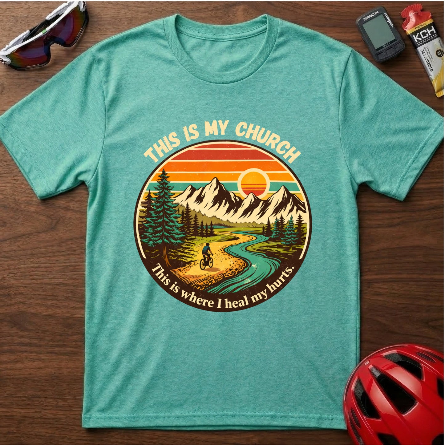This is my Church Cycling  T-Shirt