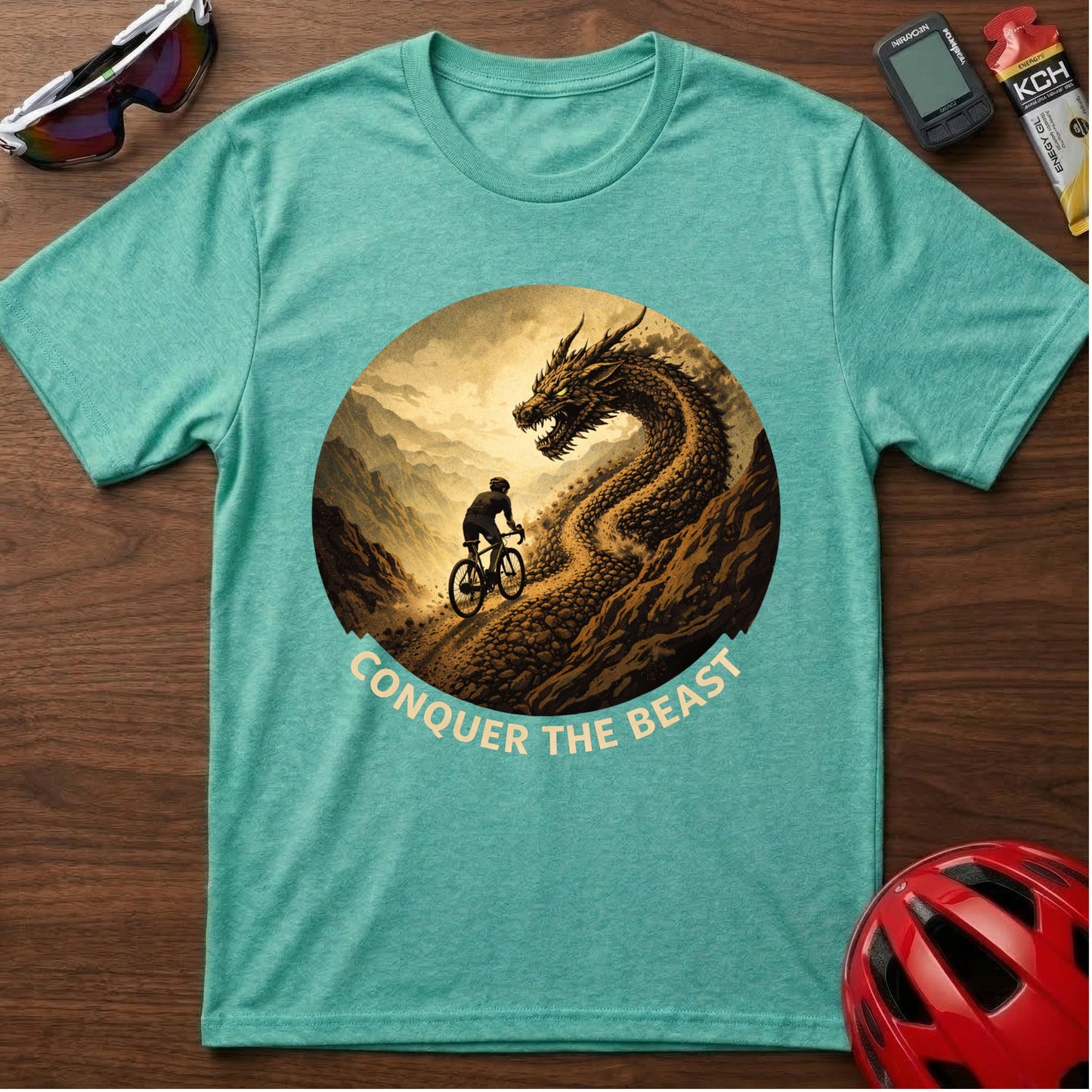 Conquer the Beast Cycling  T-Shirt
