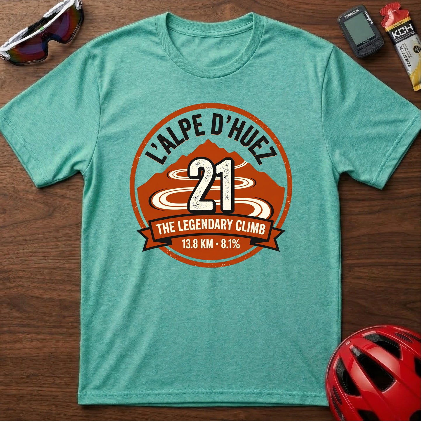 Alpe d'Huez '21' Legendary Climb Cycling T-Shirt