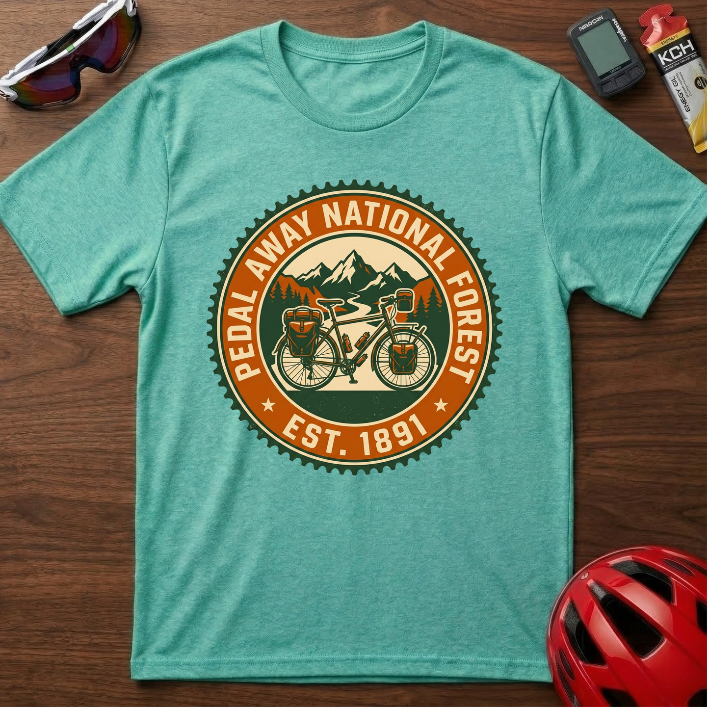 Bike Camping Bike Packing T‑Shirt