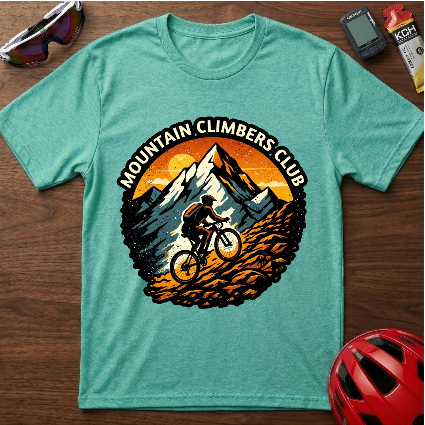 Mountain Climbers Club Cycling  T-Shirt