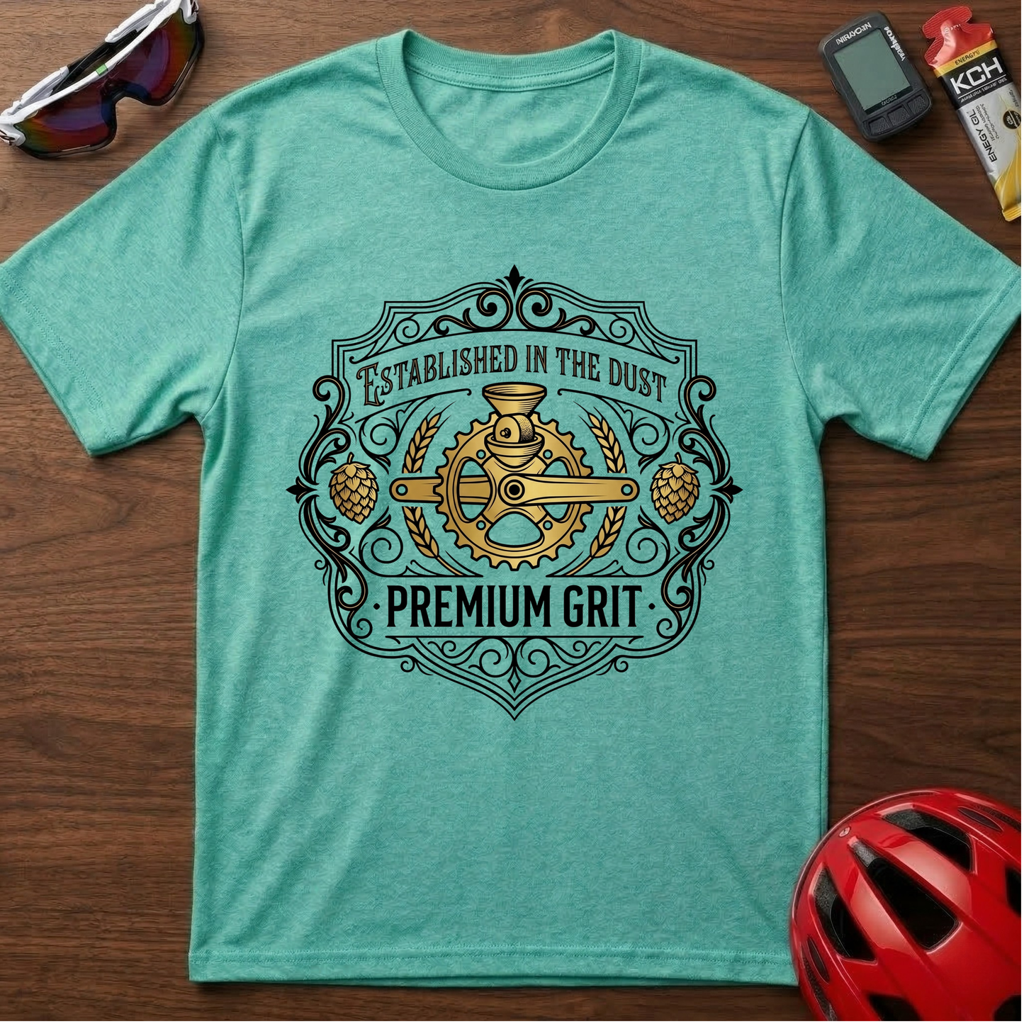 Premium Grit Beer & Cycling T-Shirt