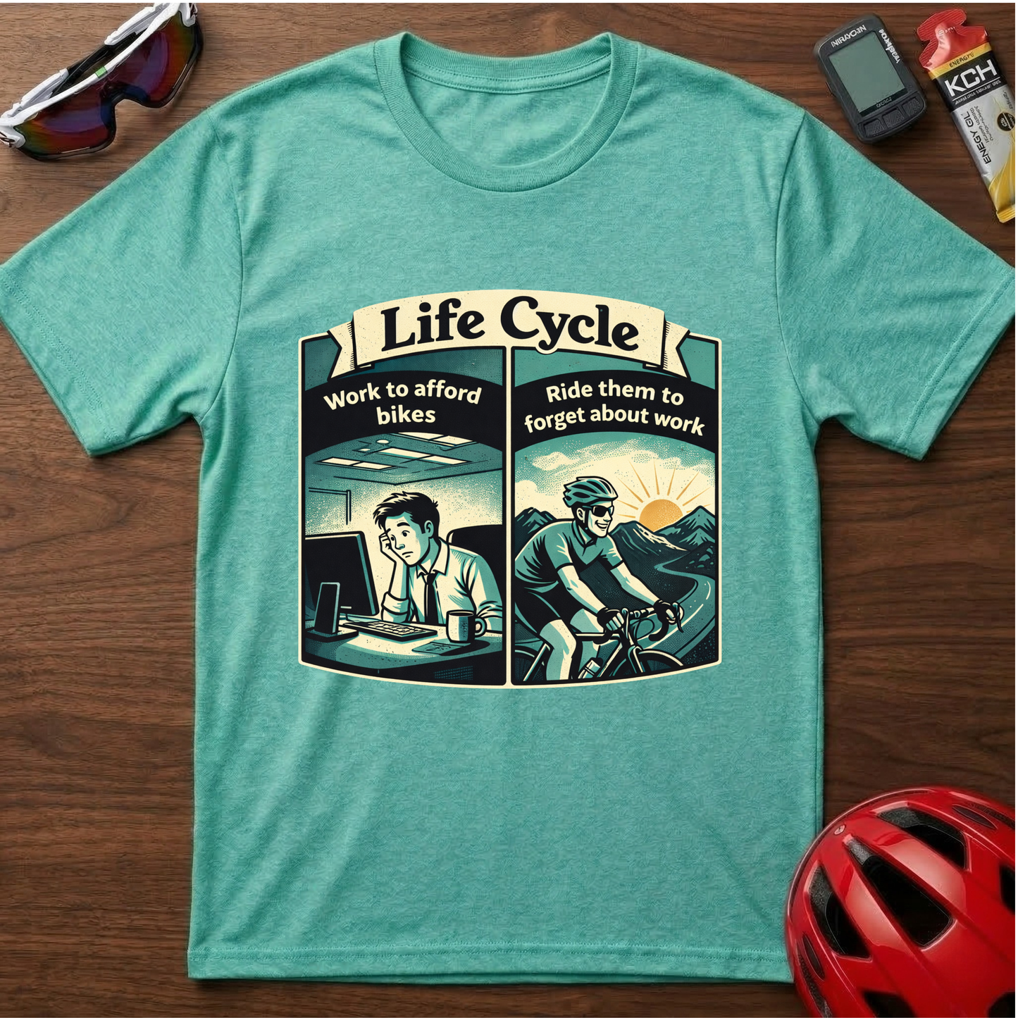 Life Cycle Cycling T-Shirt