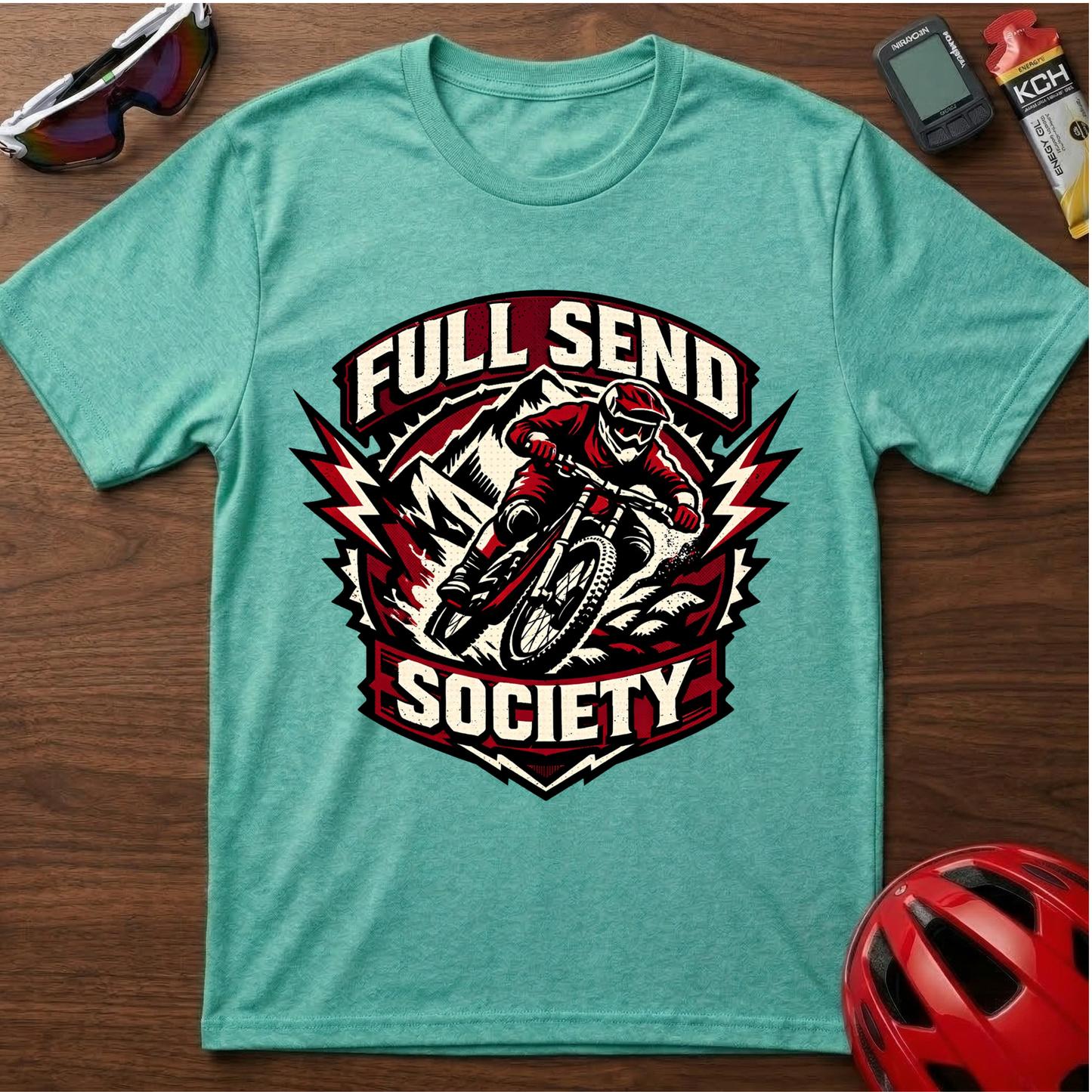 Full Send Society T-Shirt. Downhill MTB T-Shirt