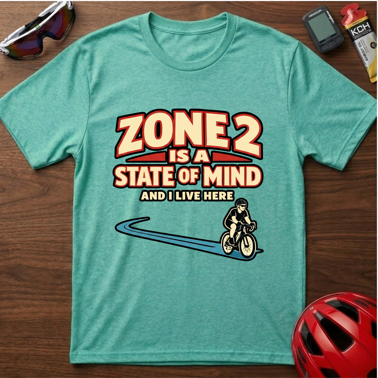 Zone 2 Funny Cycling T-Shirt