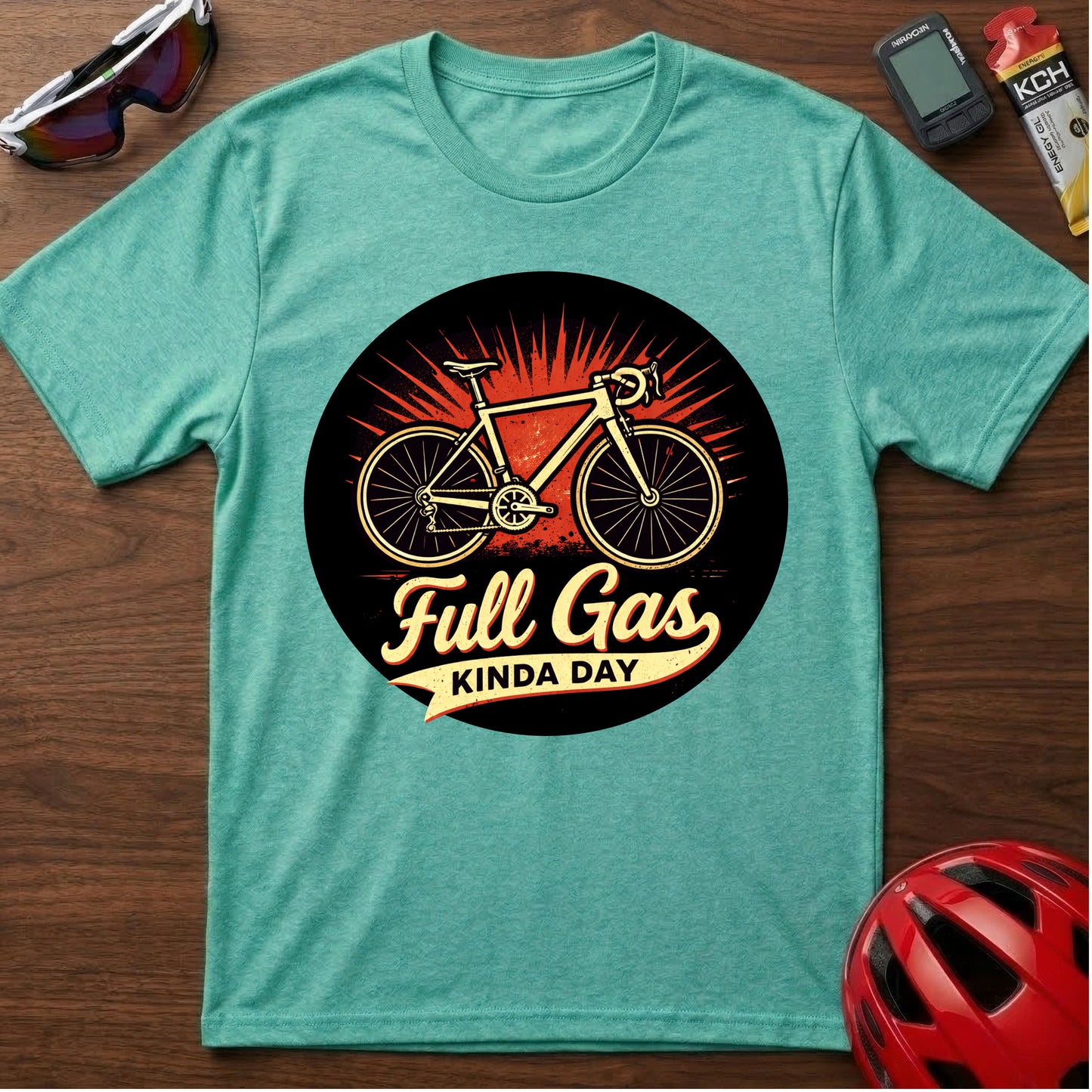 Full Gas Kinda Day Cycling  T-Shirt