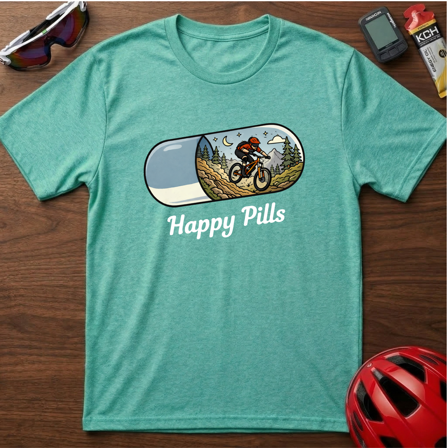 Happy Pills Downhill MTB Cycling T-Shirt